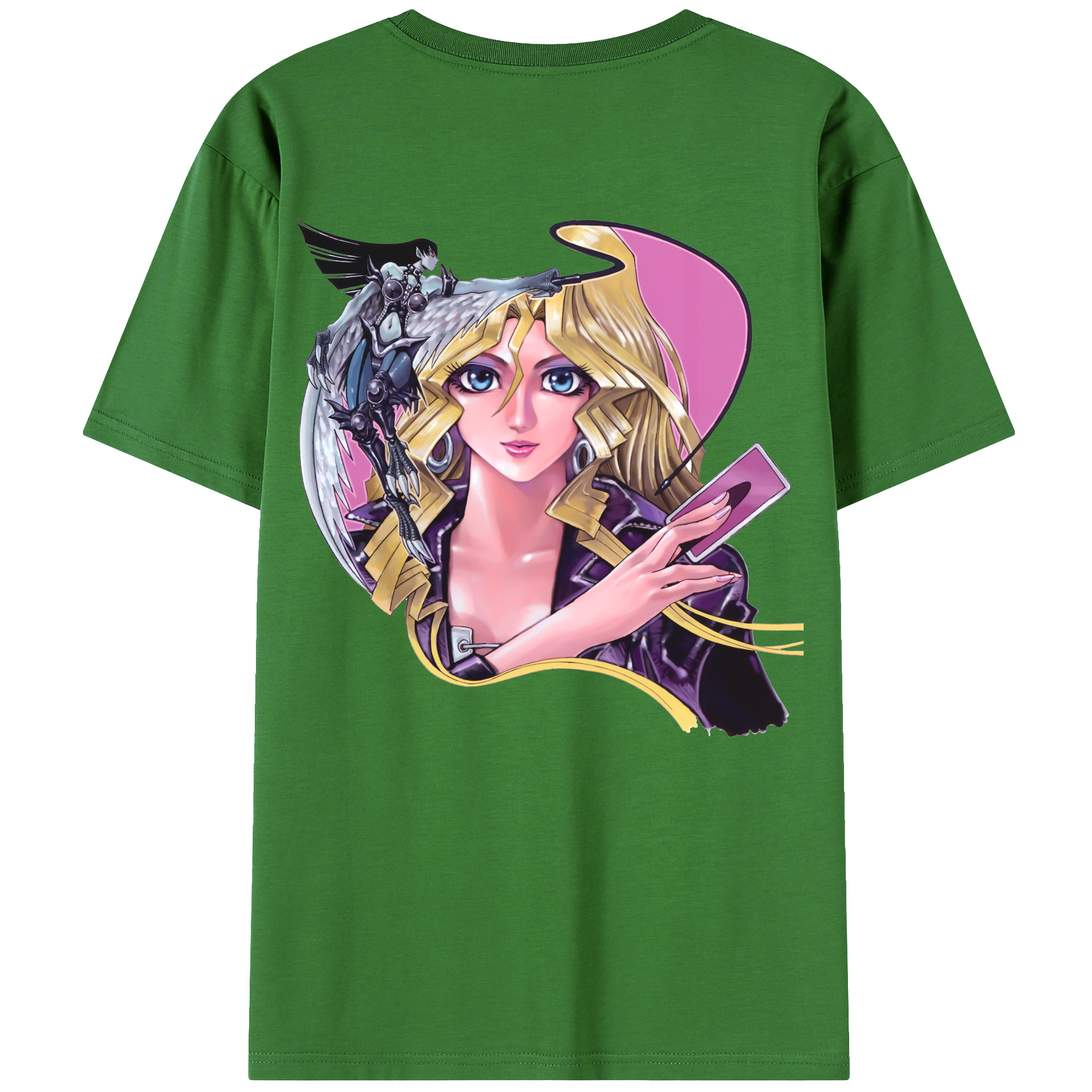 （画像用） 遊☆戯☆王 Yu-Gi-Oh! レディース半袖Tシャツ(バックプリント)